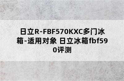 日立R-FBF570KXC多门冰箱-适用对象 日立冰箱fbf590评测